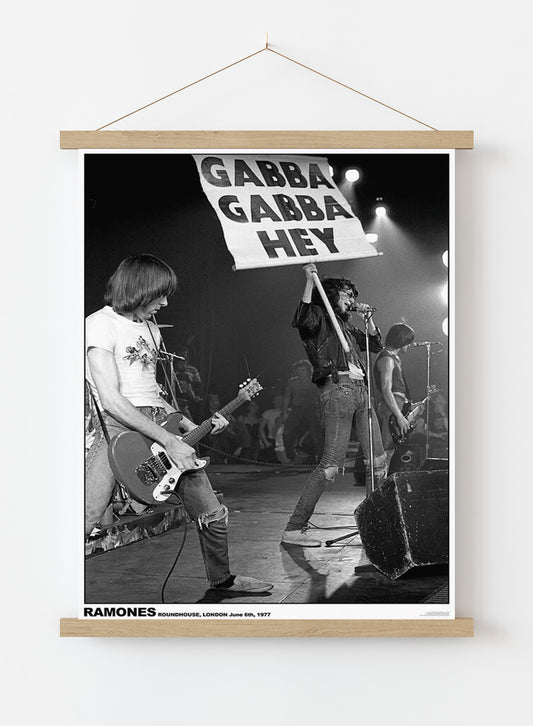 Ramones Roundhouse - London 1977 59.4 × 84.1 cm Poster