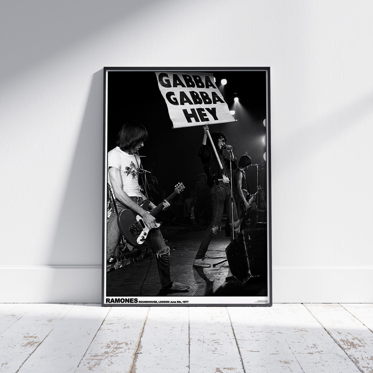 Ramones Roundhouse - London 1977 59.4 × 84.1 cm Poster