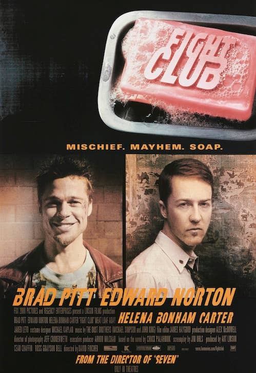 Fight Club 'Michief. Mayhem. Soap.' Movie Poster 61x91.5cm: Indivifually Rolled & Labeled