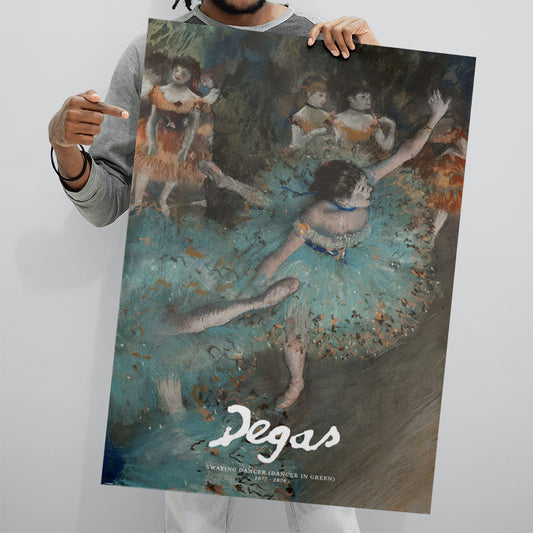 Edgar Degas - The Green Sawying Dancer Maxi Poster (61x91.5cm)