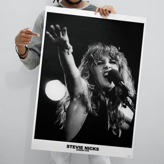 ART321 Stevie Nicks of Fleetwood Mac London 1978 A1 Poster