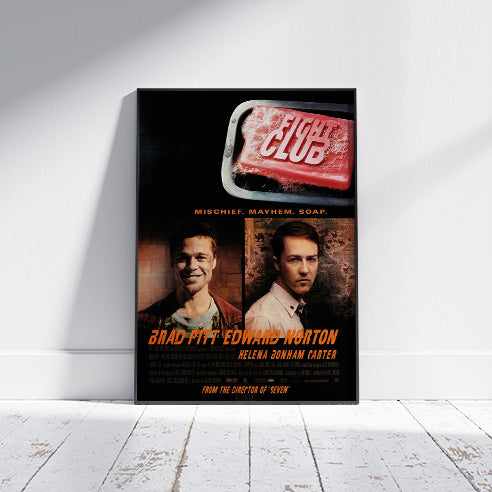 Fight Club 'Michief. Mayhem. Soap.' Movie Poster 61x91.5cm: Indivifually Rolled & Labeled