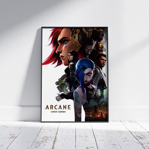 Arcane League Of Legends Anime Poster Size 61x91.5cm: Individually Rolled & Labeled