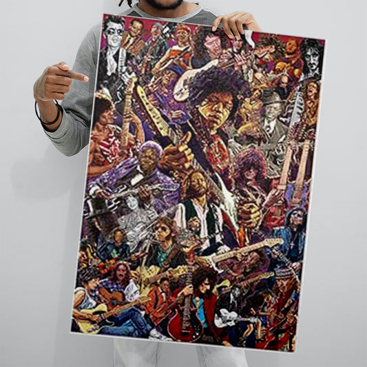 Legendary Guitarists Poster 91.5x61cm