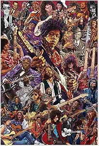 Legendary Guitarists Poster 91.5x61cm