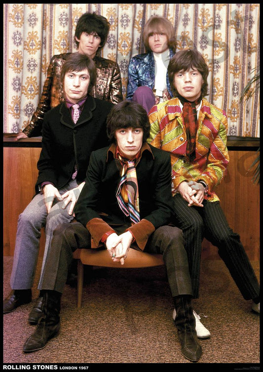 ROLLING STONES LONDON 1967 59x84cm A1 Poster