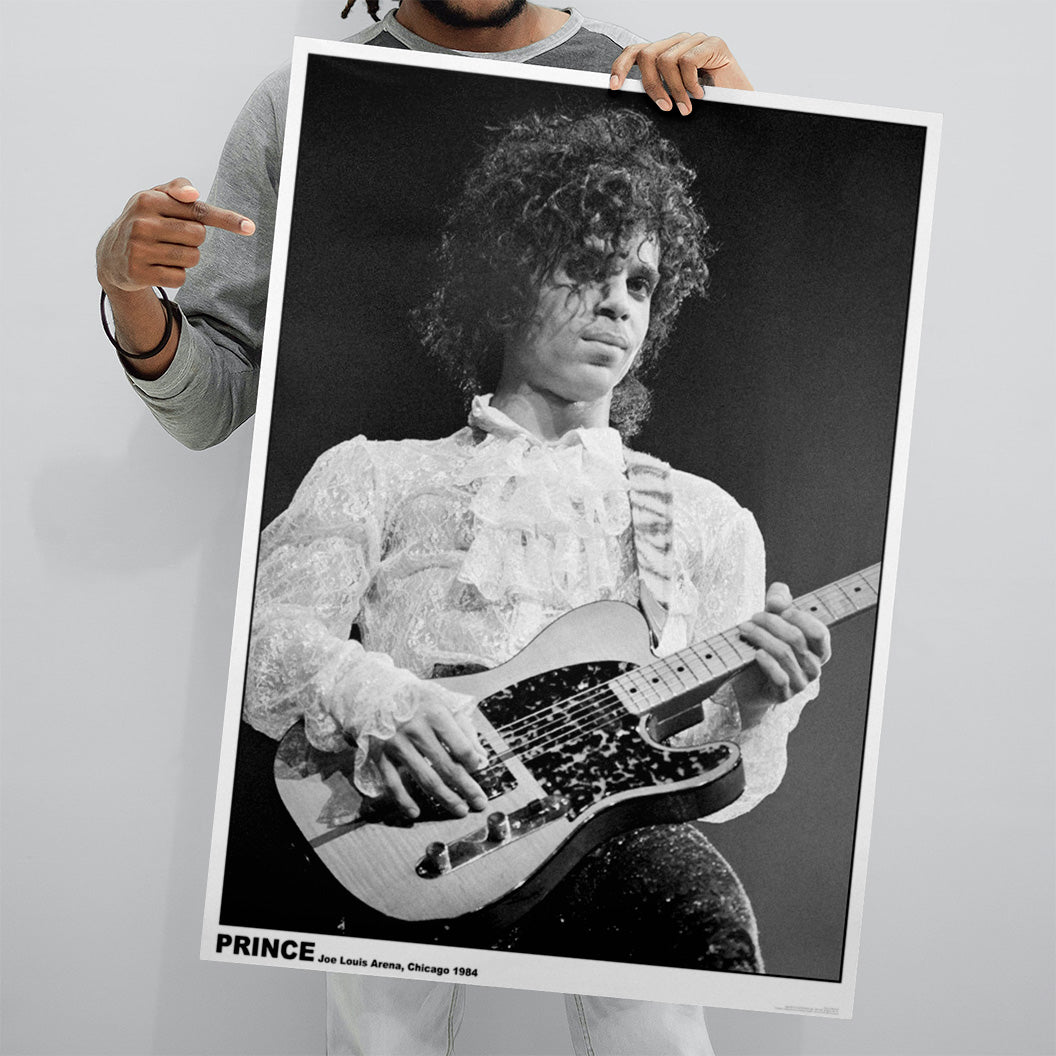 Prince Live Detroit 1984 (A1 59.5x84cm) Poster