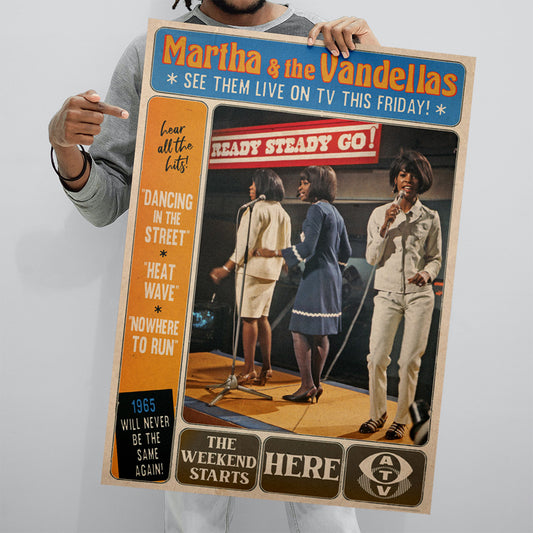 Martha and the Vandellas (A1 59.5x84cm) Poster