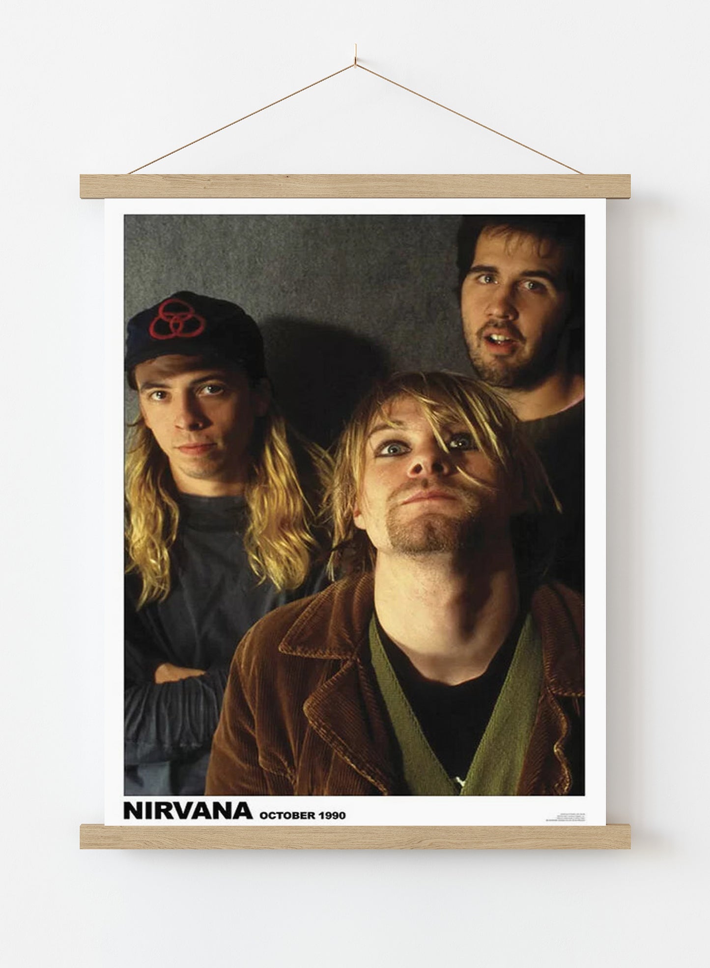 Nirvana Oct 1990 (Kurt Cobain) (A1 59.5x84cm) Poster
