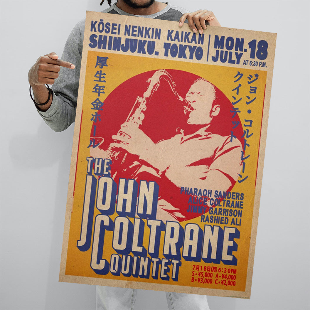 John Coltrane Gig Poster (A1 59.5x84cm) Poster