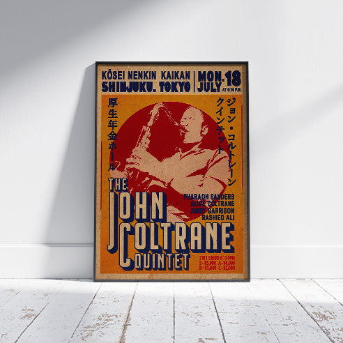 John Coltrane Gig Poster (A1 59.5x84cm) Poster