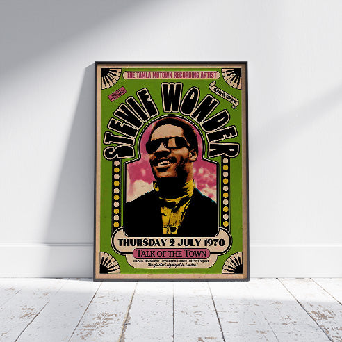 Stevie Wonder Gig Poster (A1 59.5x84cm) Poster