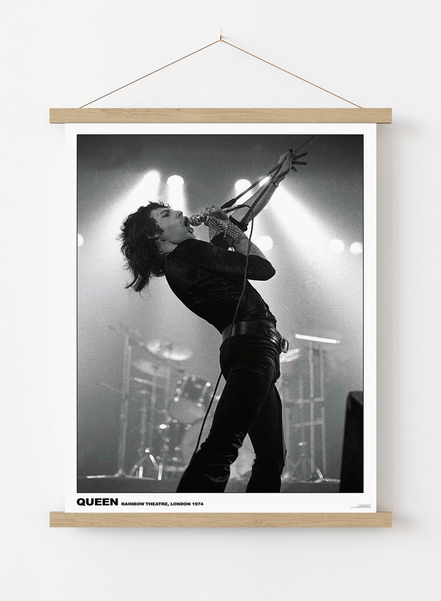 Queen Freddie Mercury Live Rainbow at theTheartre 1974 A1 Poster