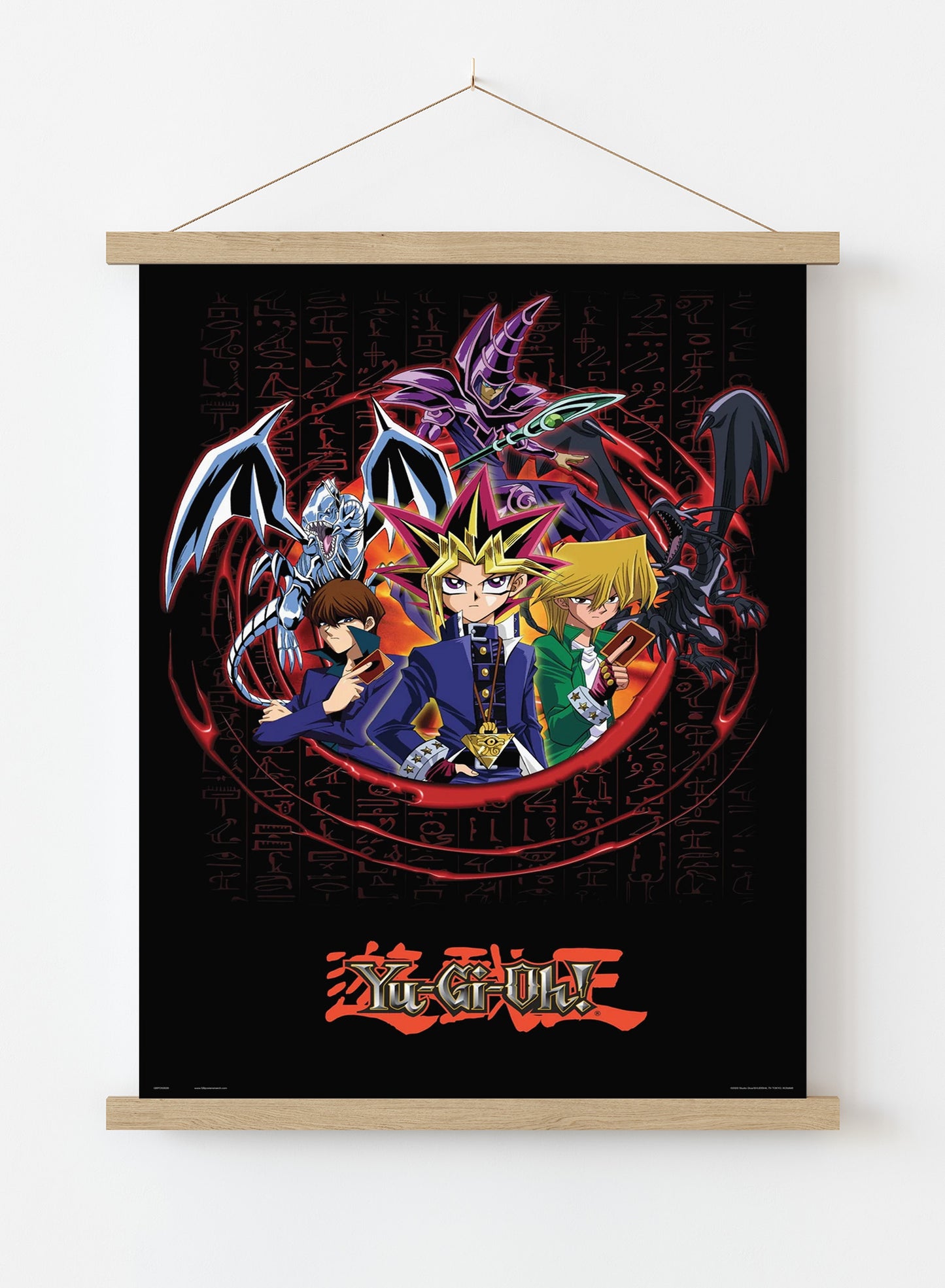 YU-G-Oh! Kay Characters Red Poster Artwork 91.5x61cm