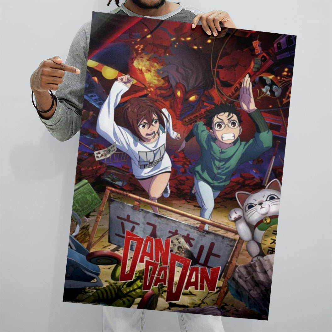 DAN DA DAN - Poster Maxi 91.5x61cm - Key art Momo & Okarun