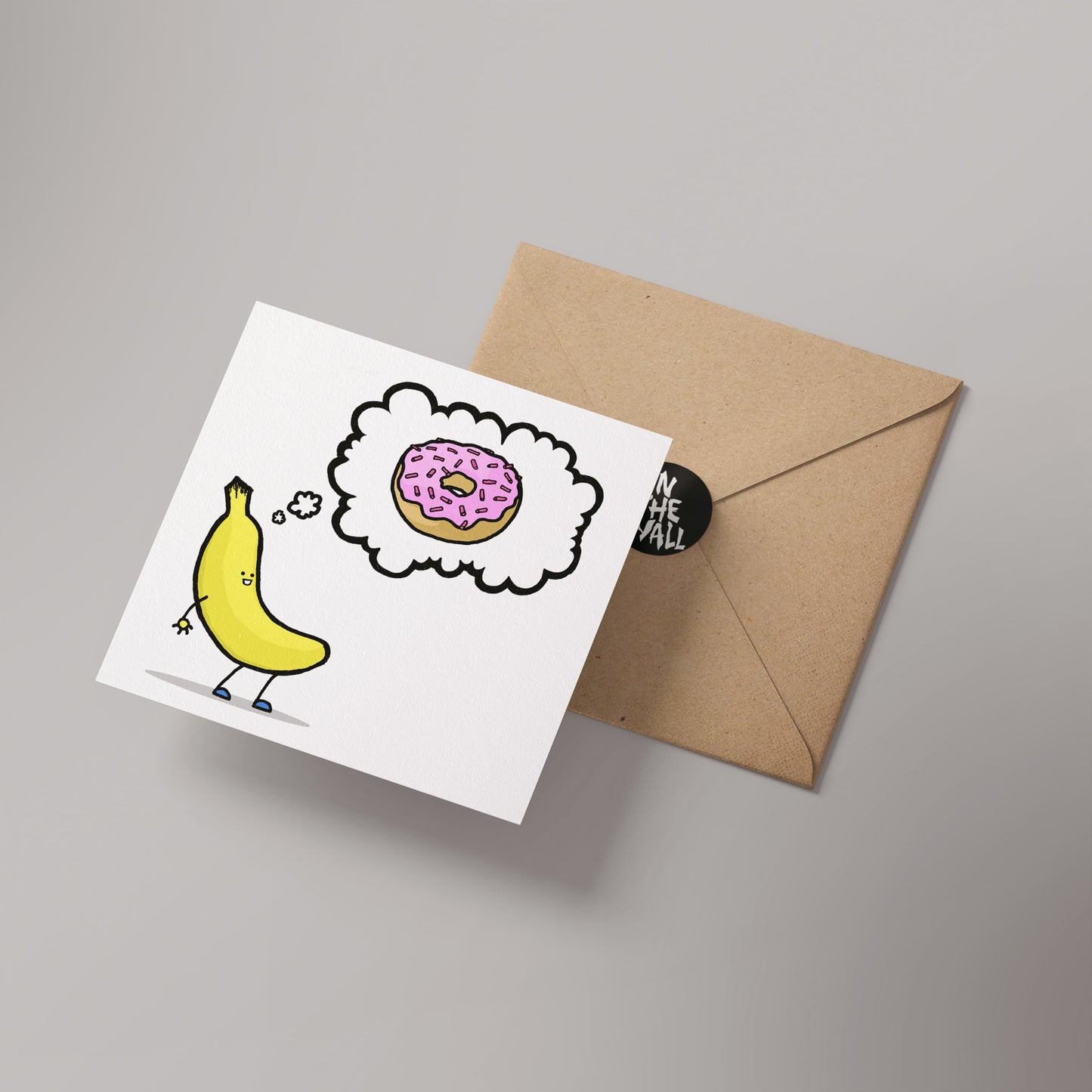 Banana Dreams Barnstable and Friends Greetings card 14x14cm