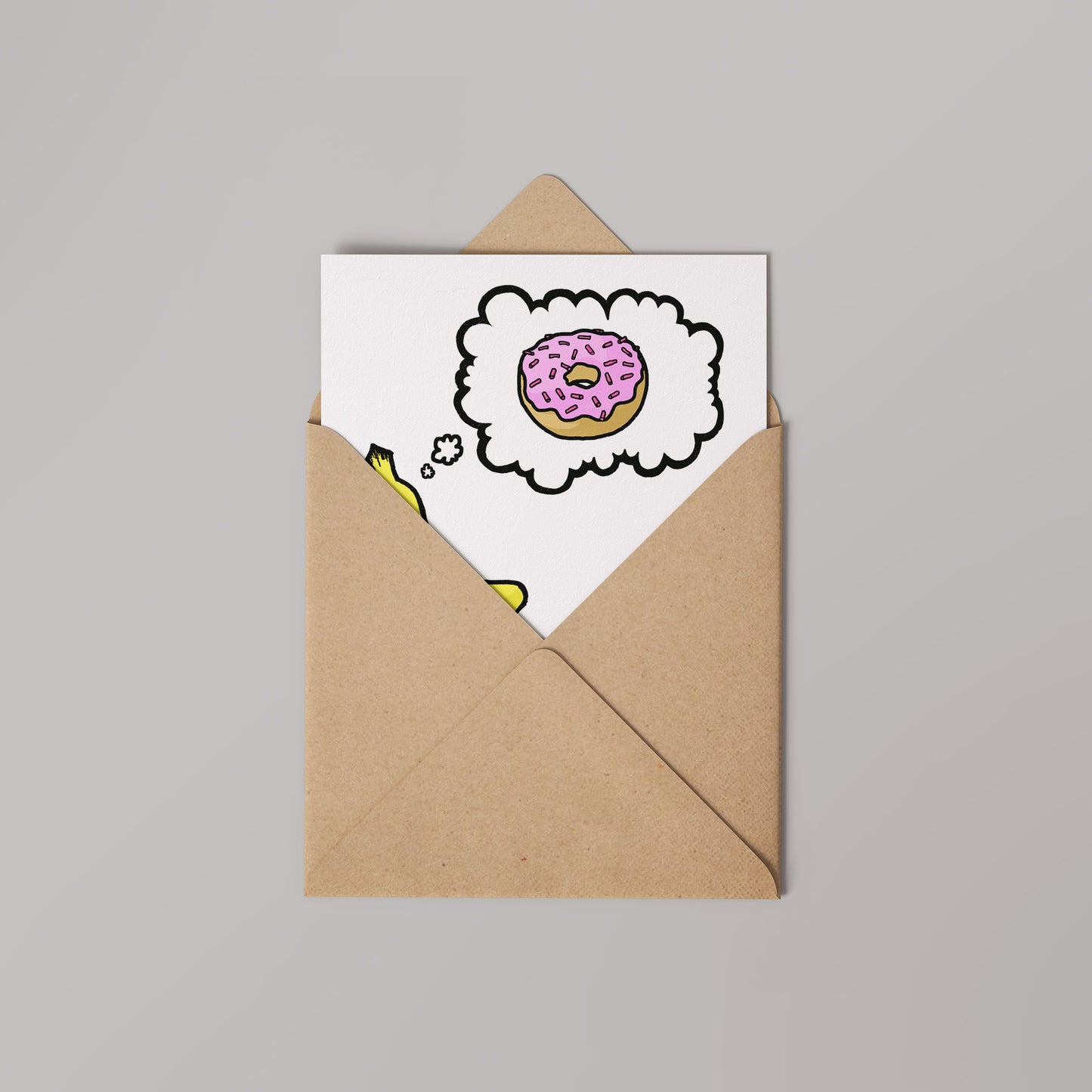 Banana Dreams Barnstable and Friends Greetings card 14x14cm