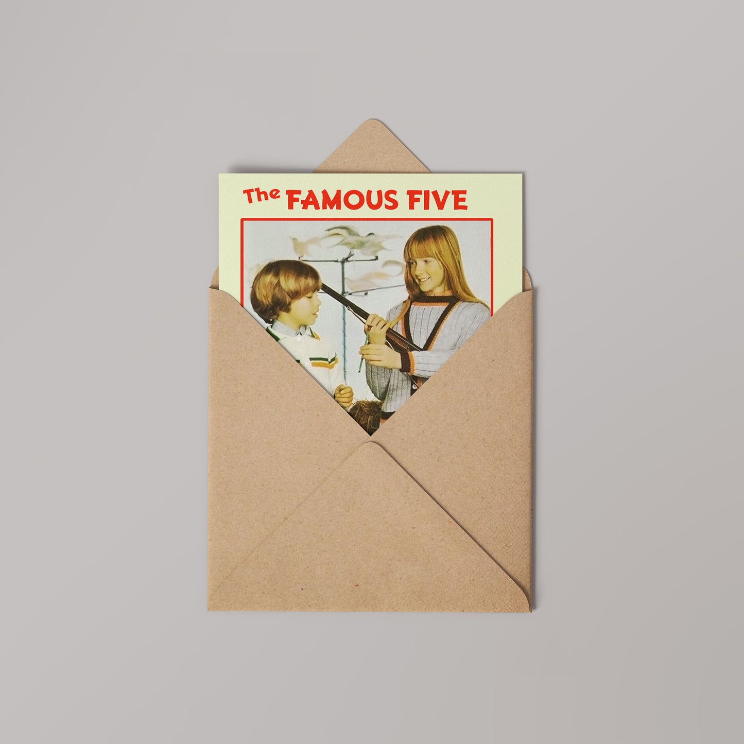 Famous Five Greetings Card 14x14cm