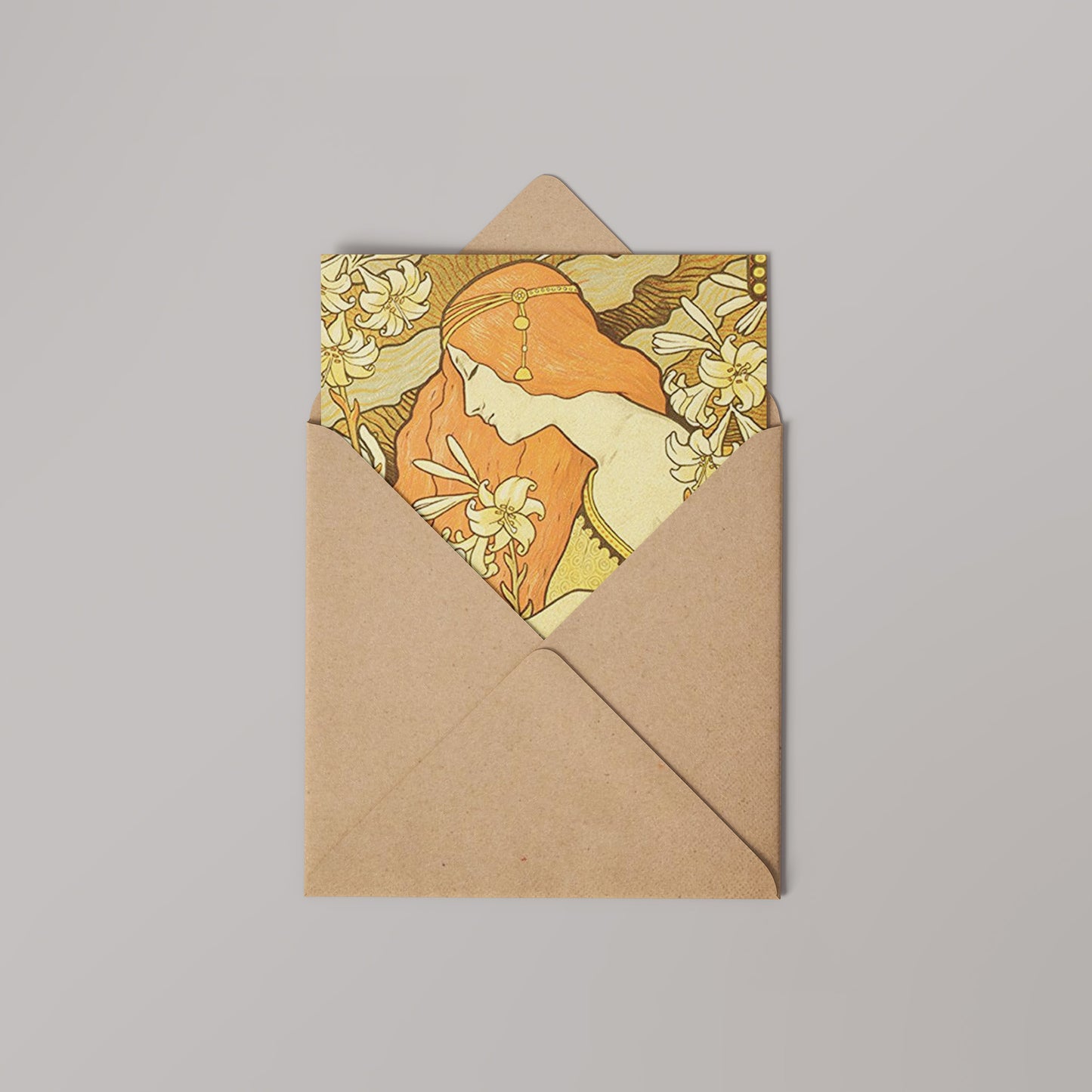 Lermitage 14x14cm Greetings Card "Blank Inside"