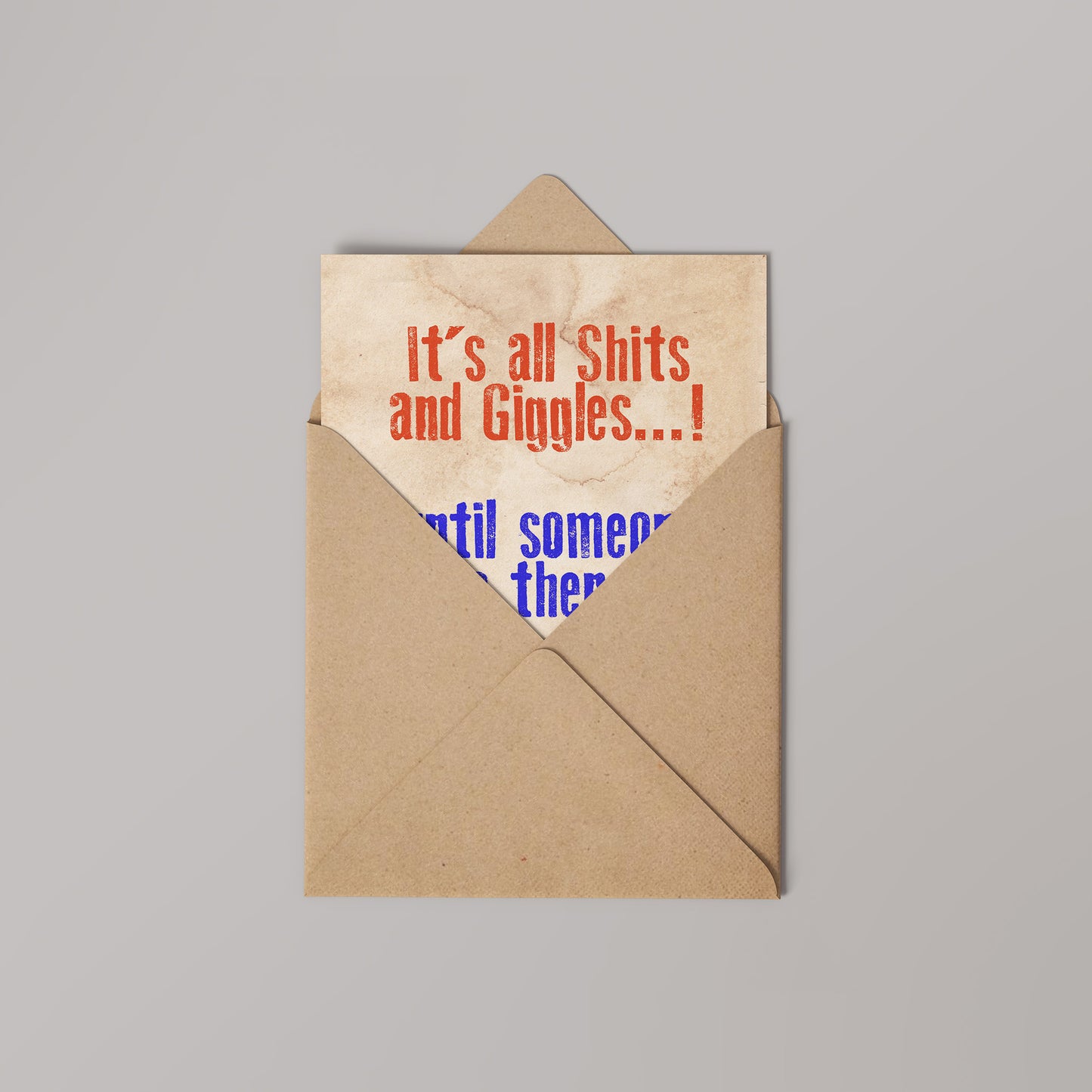 Giggles Greetings Card 14x14cm