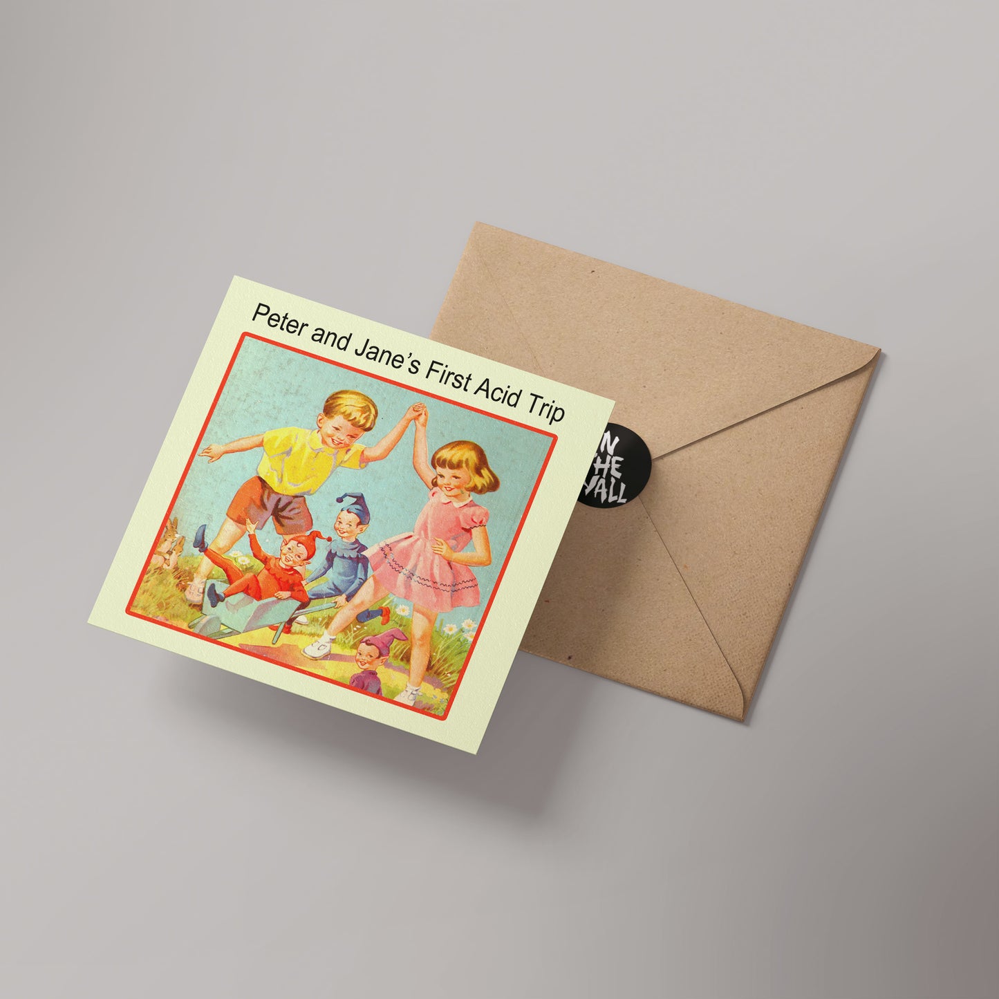 Peter and Jane Greetings Card 14x14cm