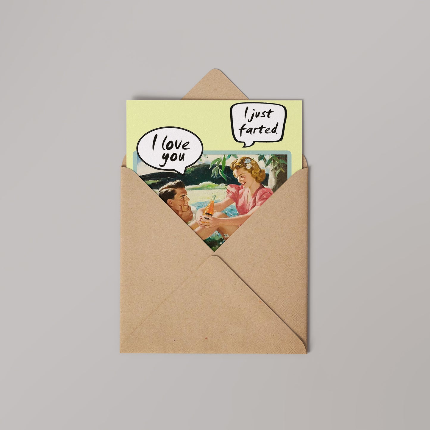 True Love Greetings Card 14x14cm