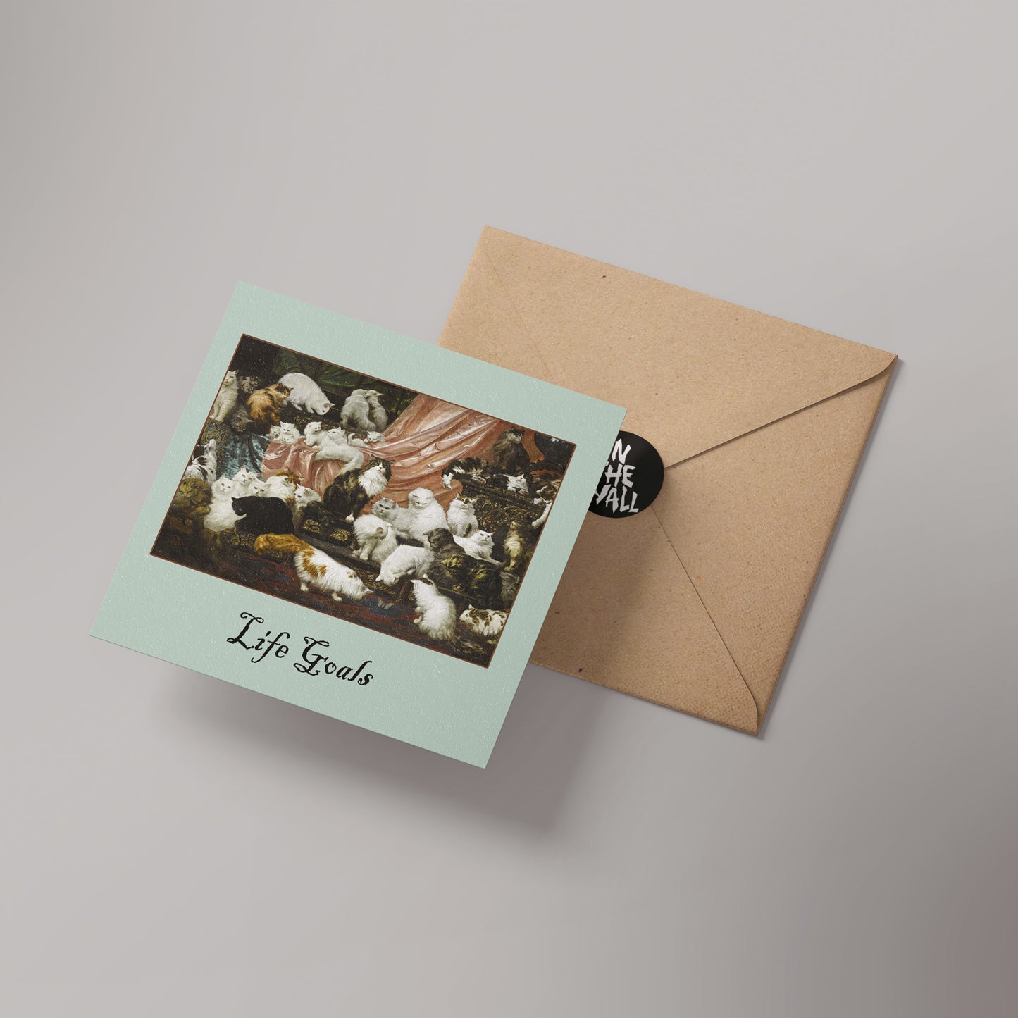 Life Goals Greetings Card 14x14cm