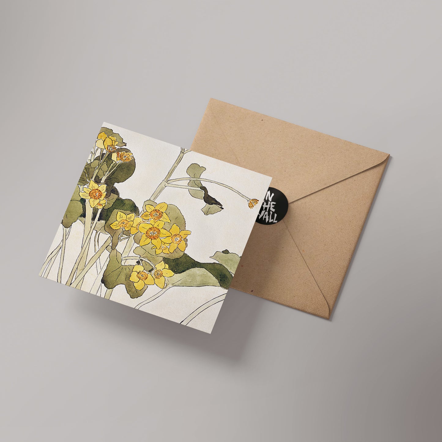 Flowers Greetings Card 14x14cm