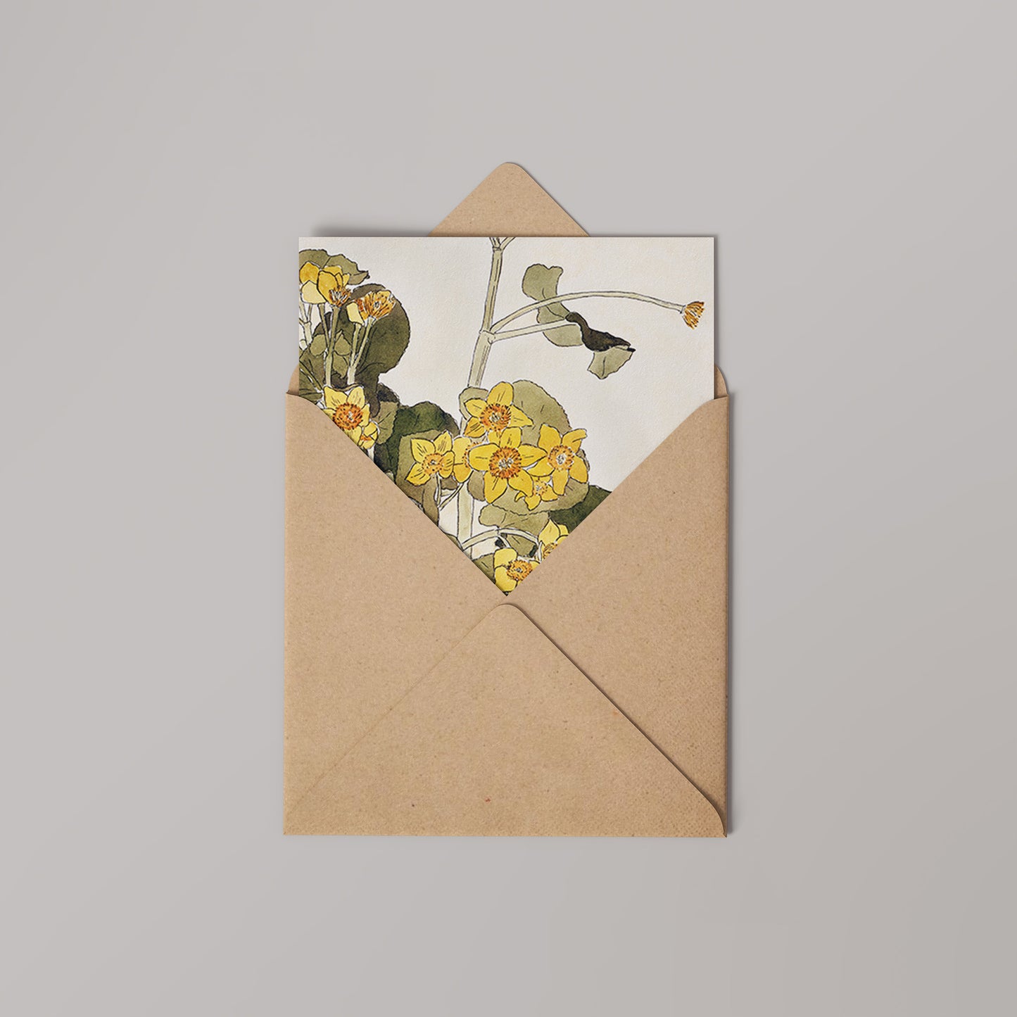 Flowers Greetings Card 14x14cm