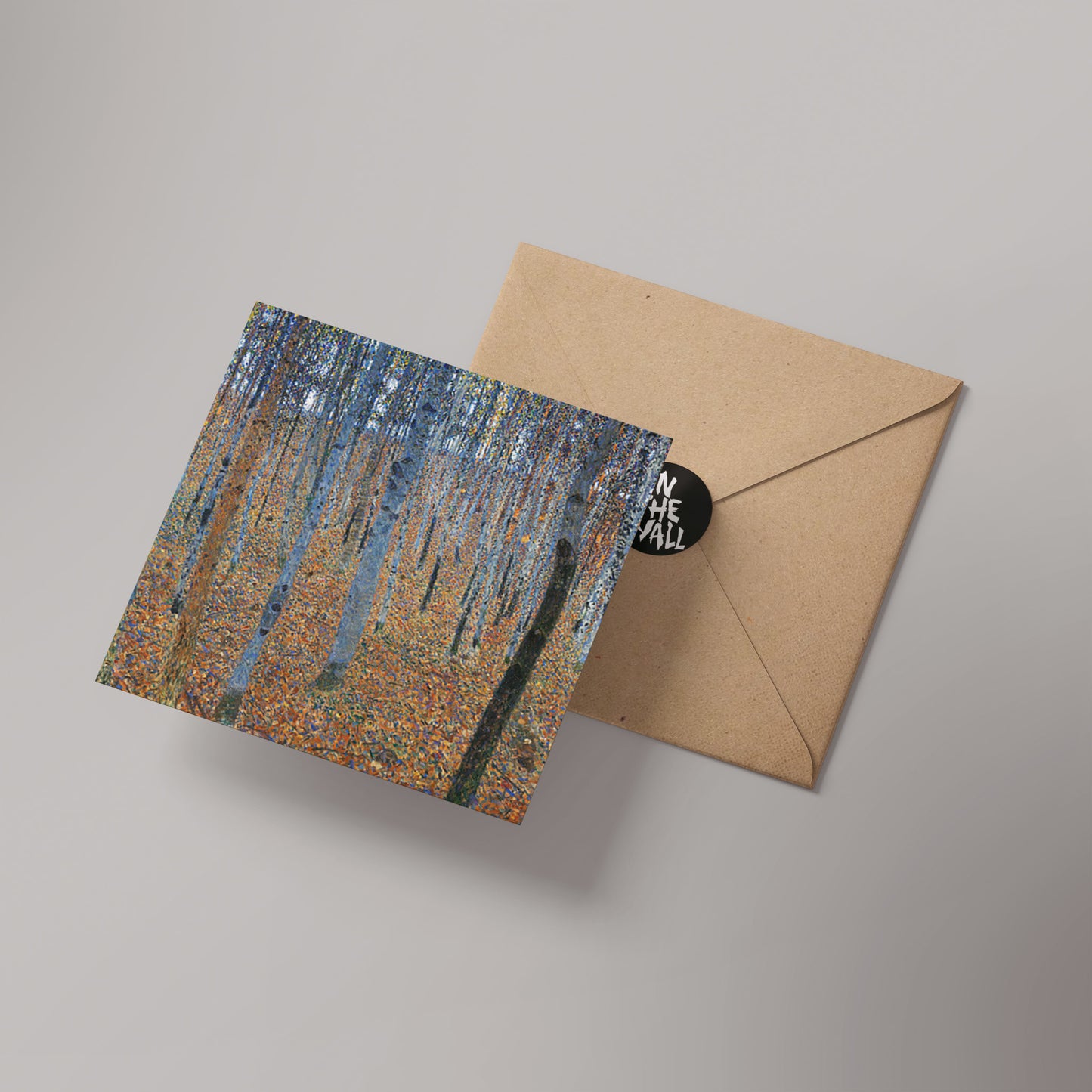 Birch Forest, 1903 by Gustav Klimt 14x14cm Greetings Card