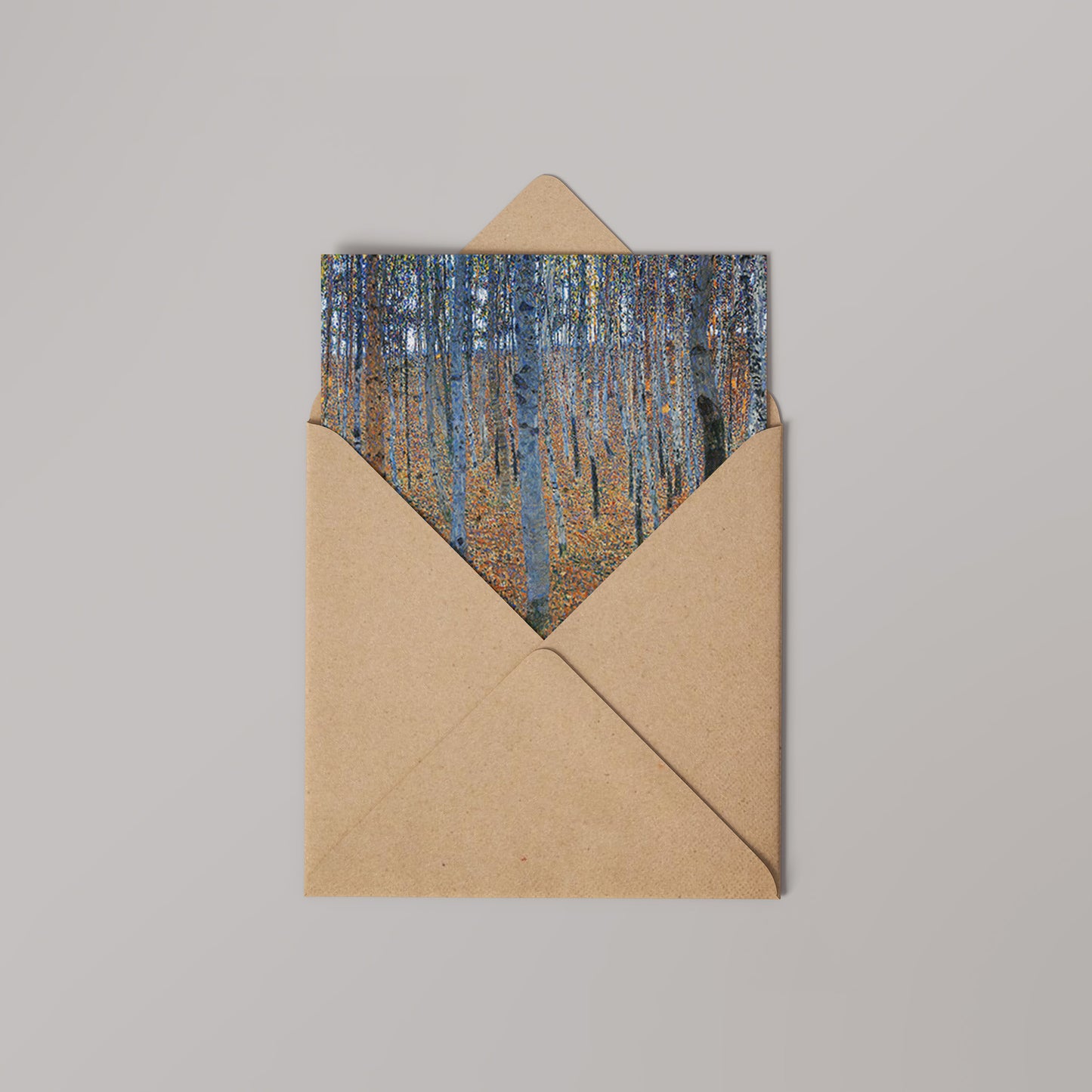 Birch Forest, 1903 by Gustav Klimt 14x14cm Greetings Card