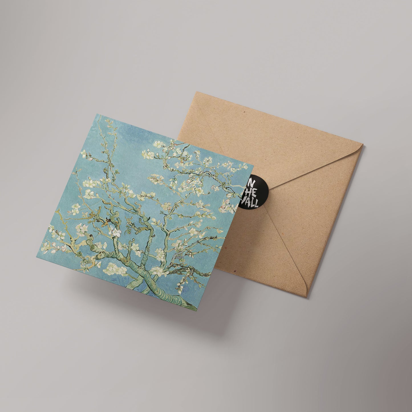 Almond Blossom by Van Gogh 14x14cm Greetings Card