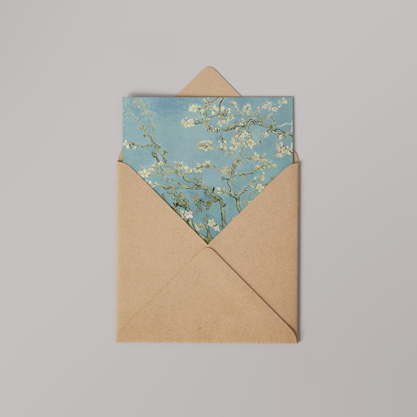 Almond Blossom by Van Gogh 14x14cm Greetings Card