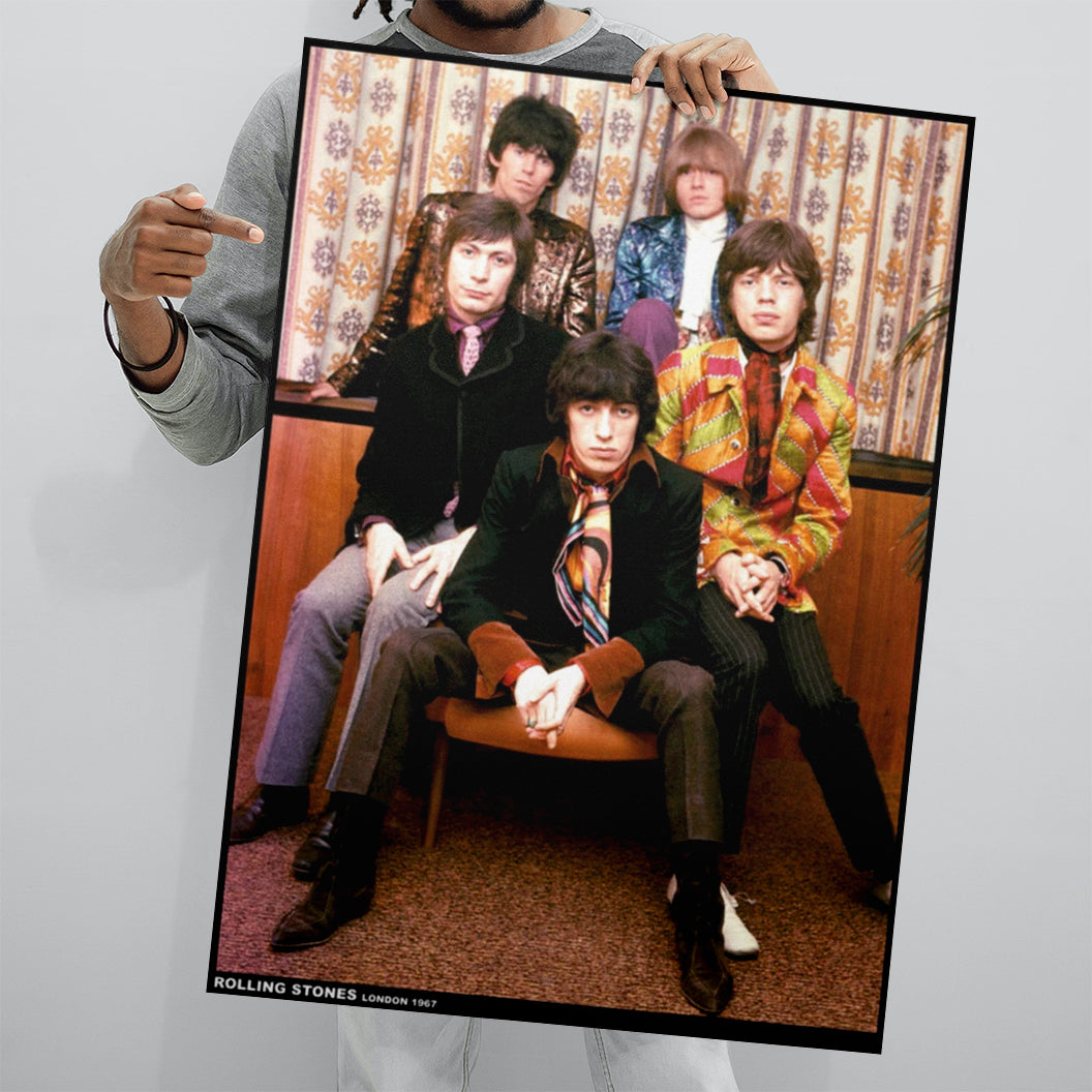 ROLLING STONES LONDON 1967 59x84cm A1 Poster