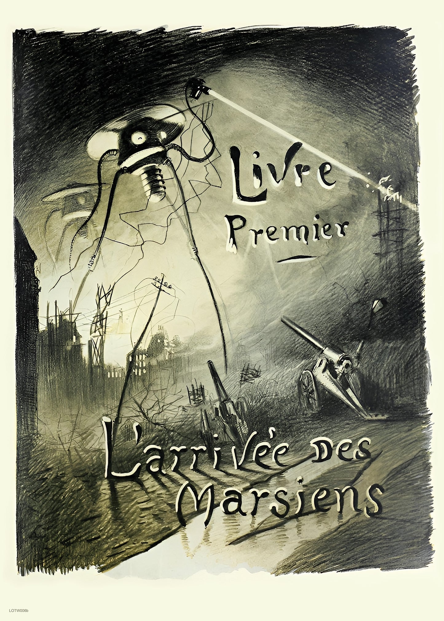 War of the Worlds French Poster 50x70cm