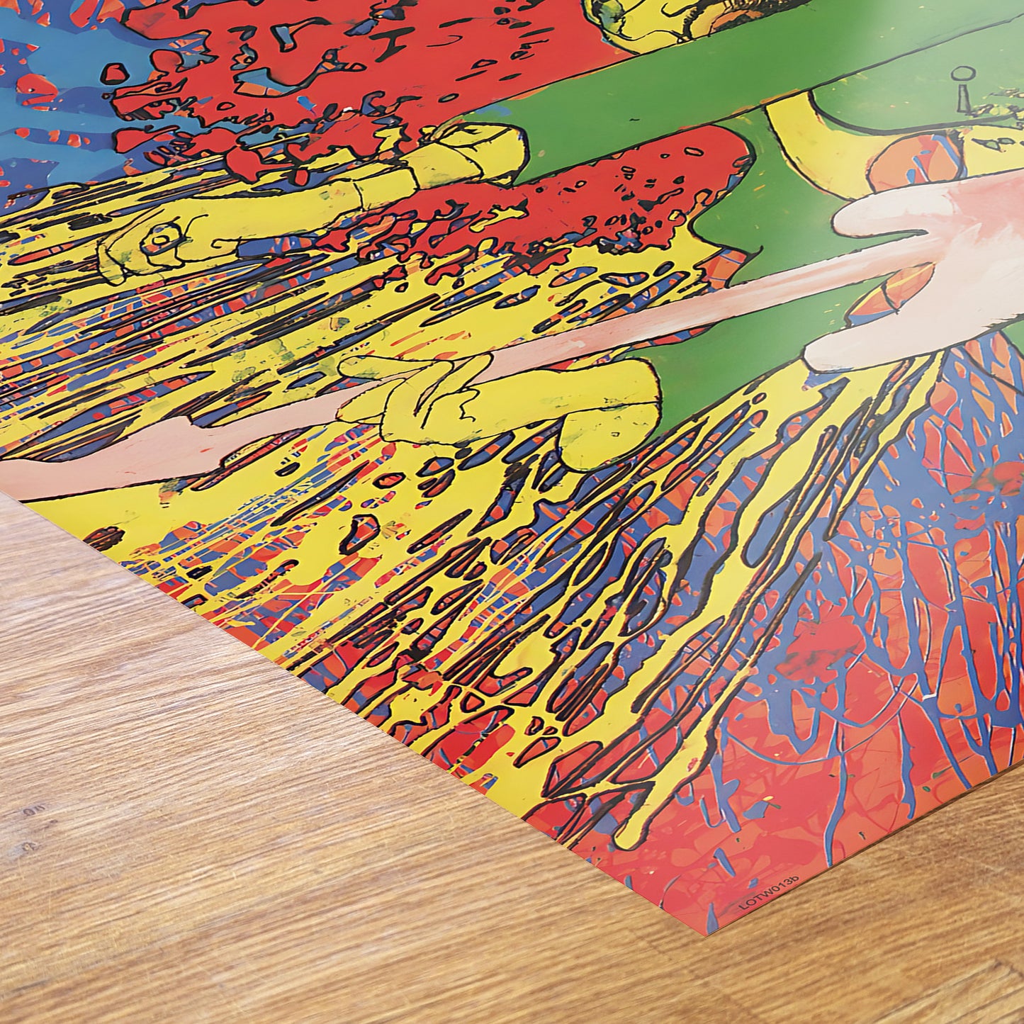 JIMI HENDRIX Promotion Poster 1970 50x70cm Art Print