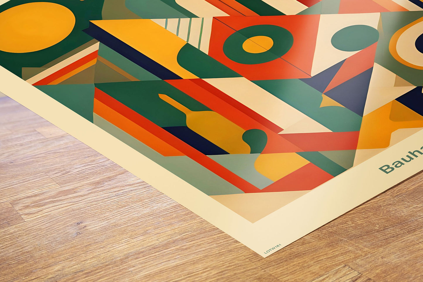 Bauhaus Vintage Winter Exhibition Art Print Bauhaus Wall Art Print 50x70cm