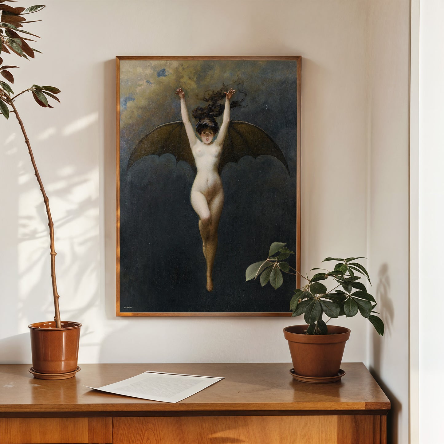 The Bat Woman by Albert Joseph Pénot. 50x70cm Art Print