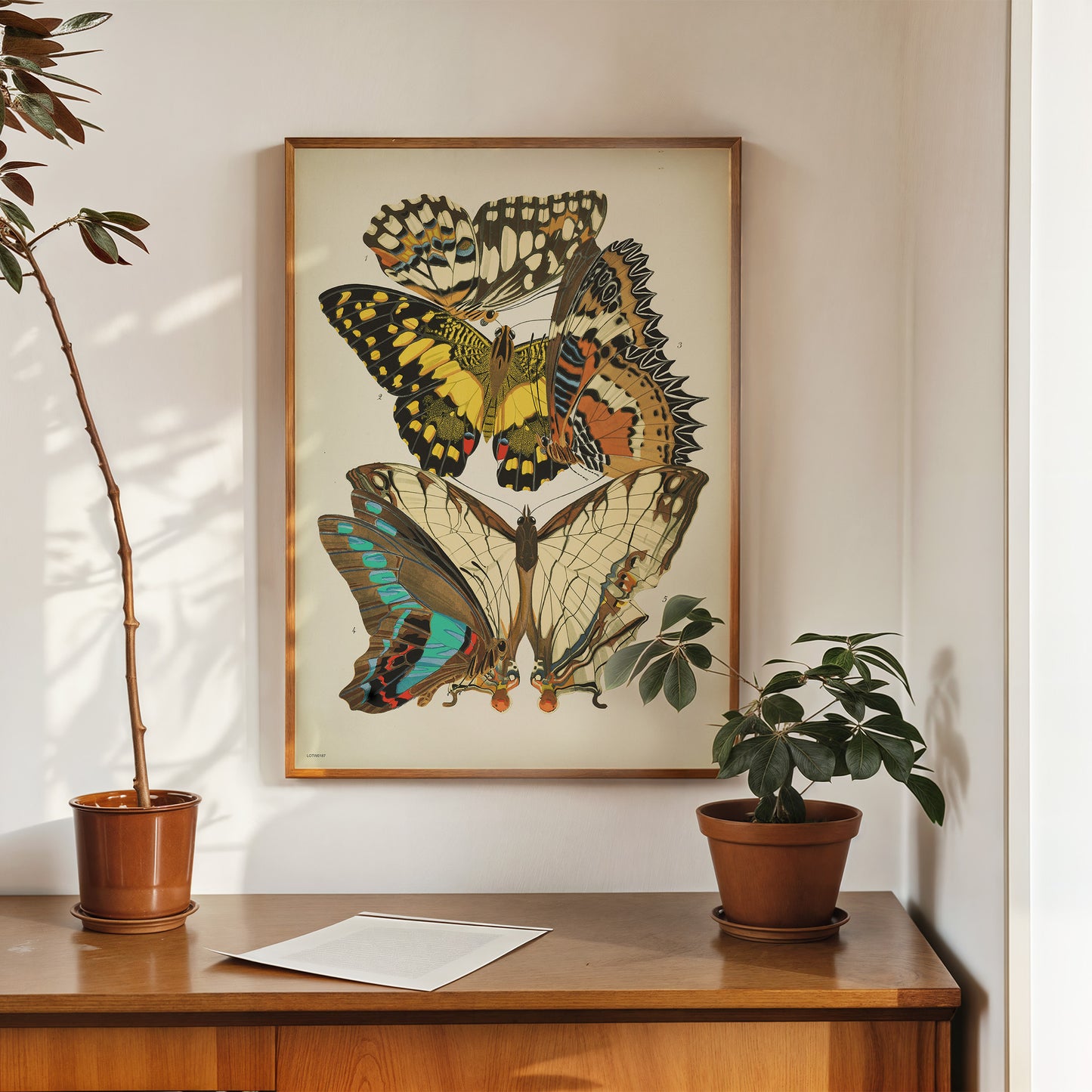 Art Deco Butterflies by Émile-Alain Séguy 50x70cm Art Print