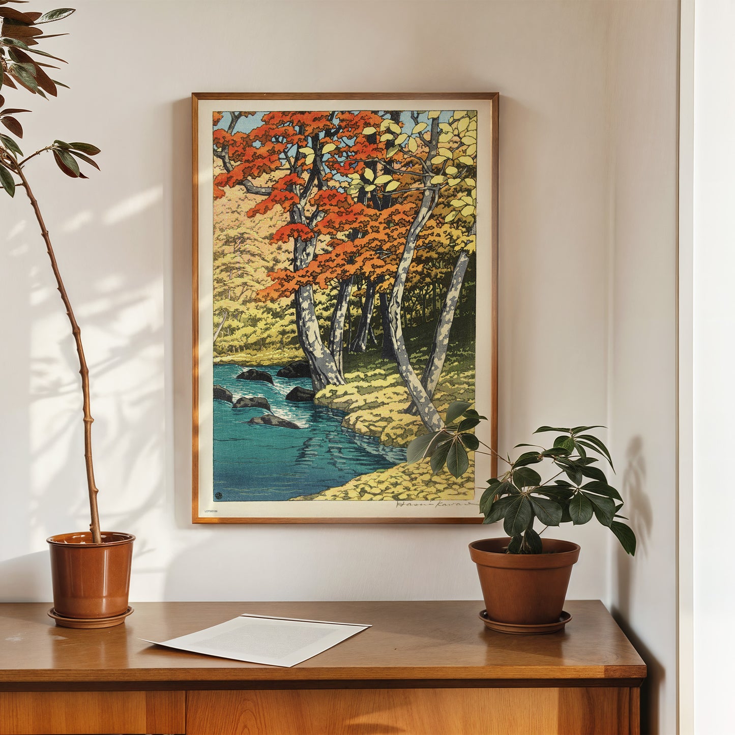 Autumn at Oirase Japanese Poster by artist Kawase Hasui 50x70cm Art Print