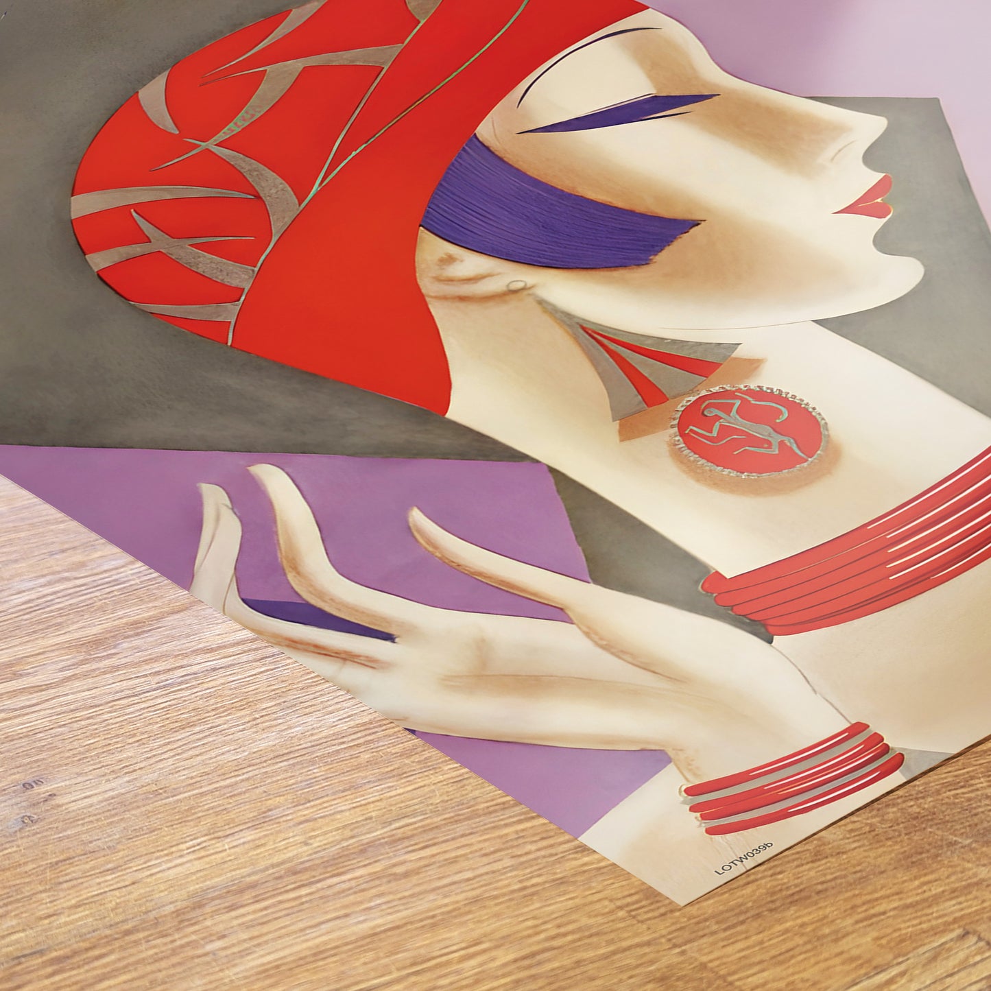 Eduardo Benito Fashion Art Print Featured on Vogue Cover July 1926 50x70cm