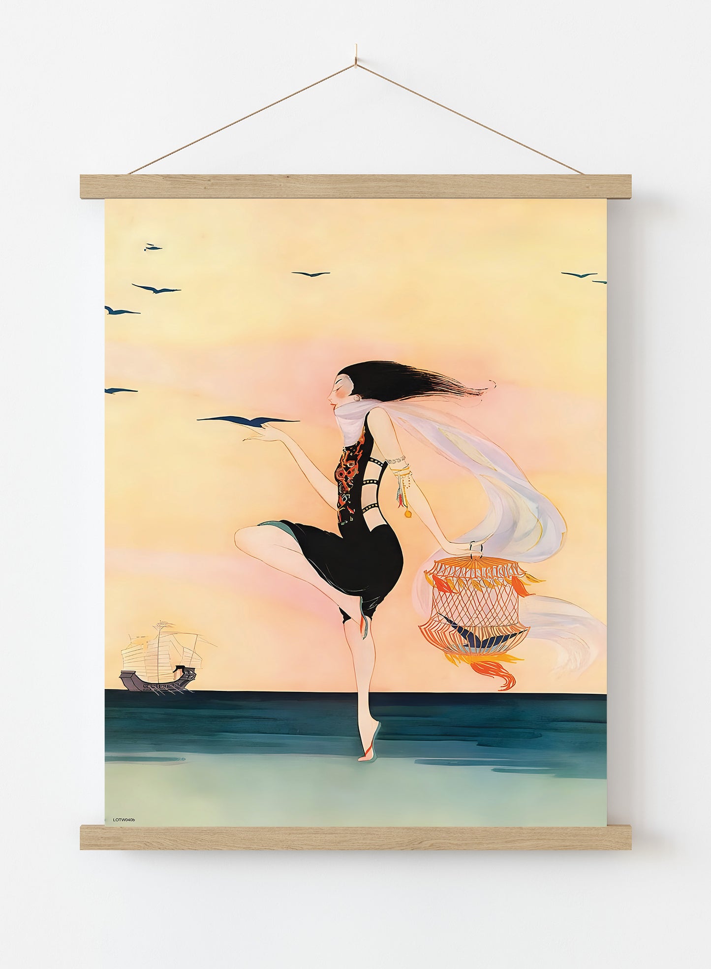 Rita Senger Fashion Art Print Featured on Vanity Fair Cover July 1916 Vintage Art Wall Art Print 50x70cm Poster Hanger