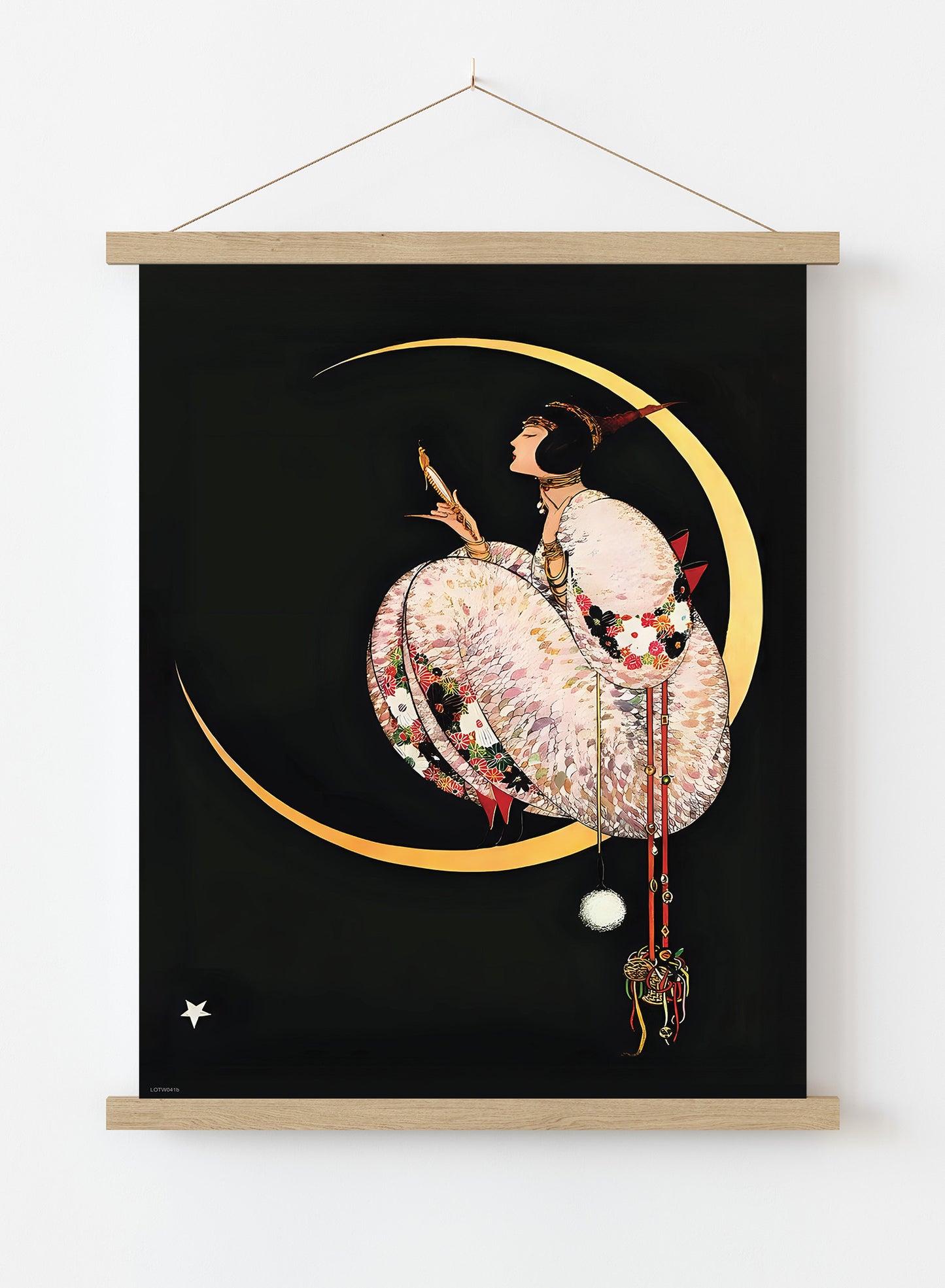 Georges Lepape Fashion Art Print Featured on Vogue Cover December 1917 Vintage Art Wall Art Print 50x70cm Poster Hanger