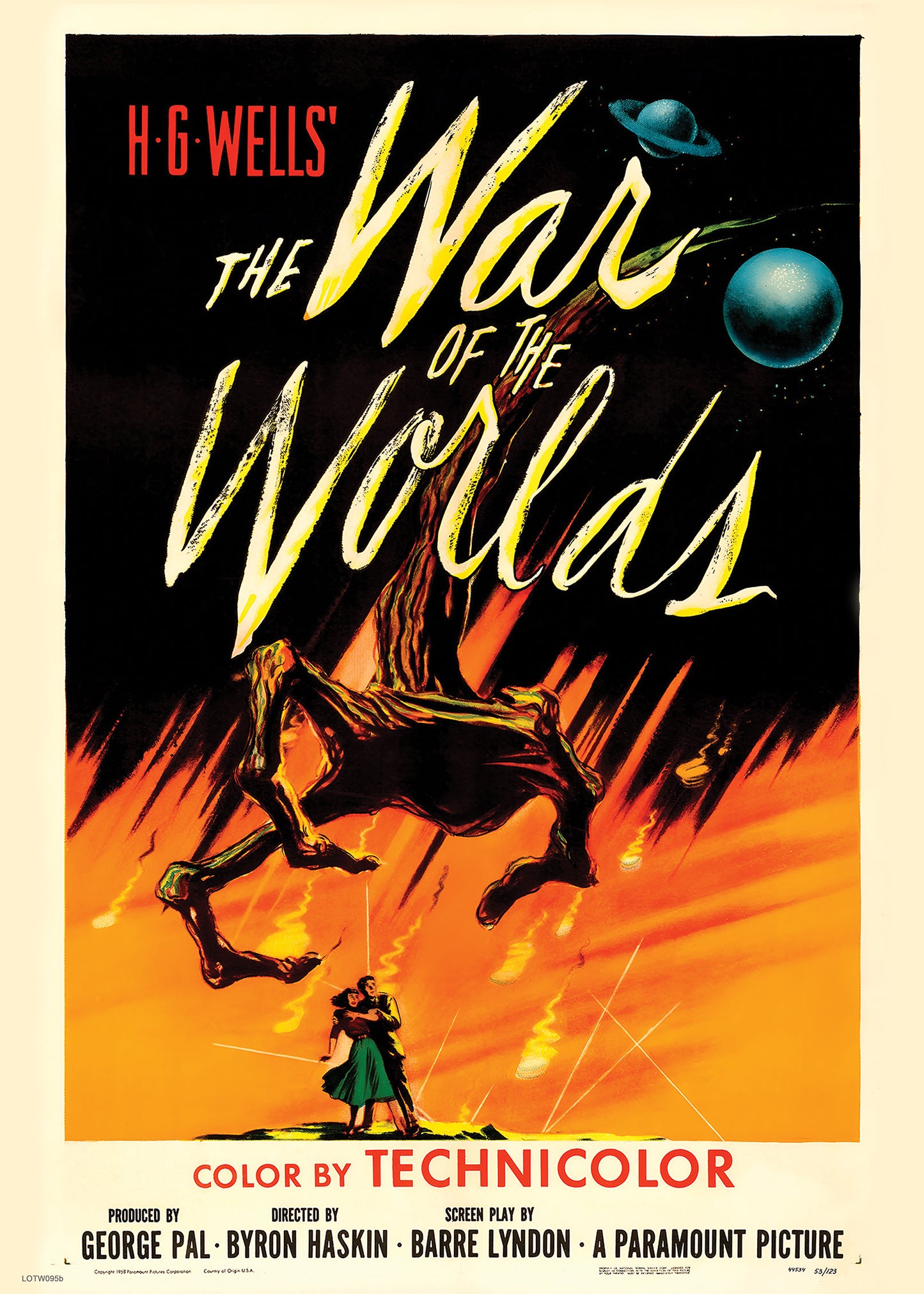 War of the Worlds Poster 50x70cm Art Print