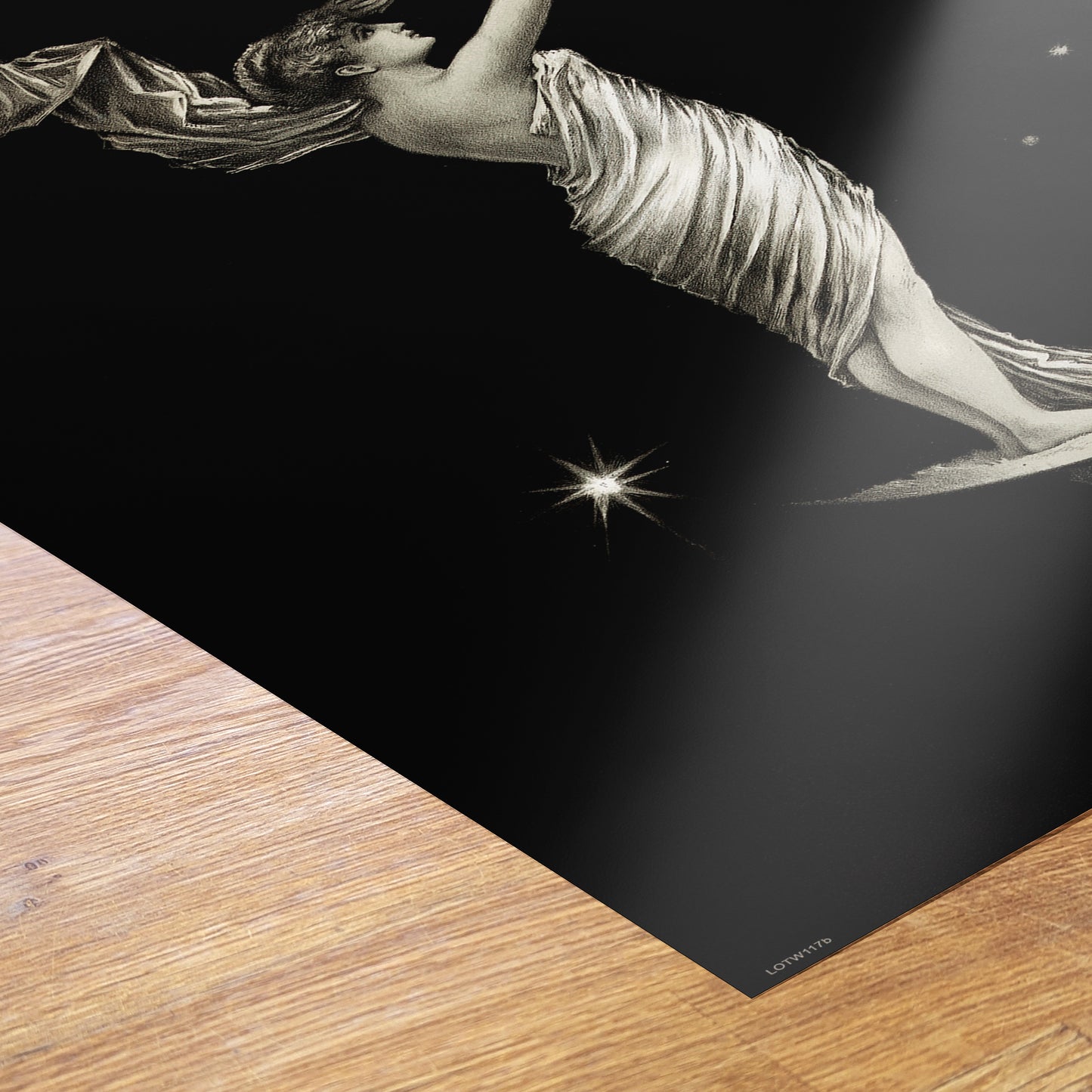 The Moon Goddess Vintage Victorian 50x70cm Art Print