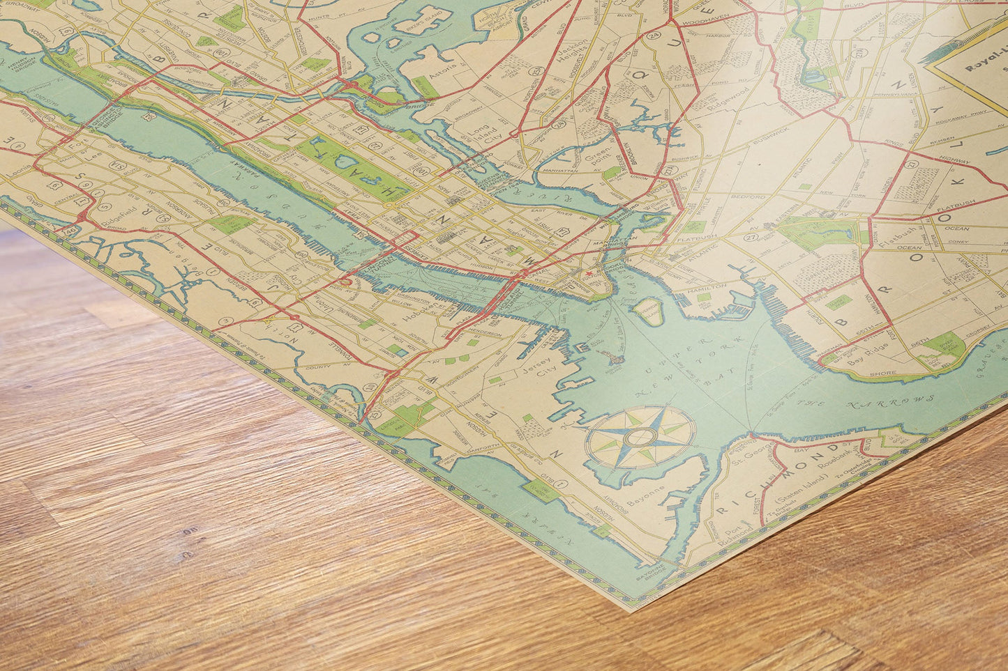 New York Subway Map 50x70cm Art Print