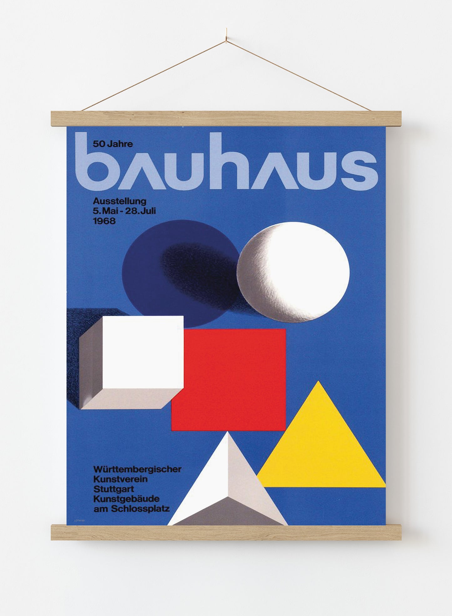 Bauhaus Poster designed by Herbert Bayer Print – Herbert Bayer Bauhaus Wall Art 50x70cm Poster Hanger
