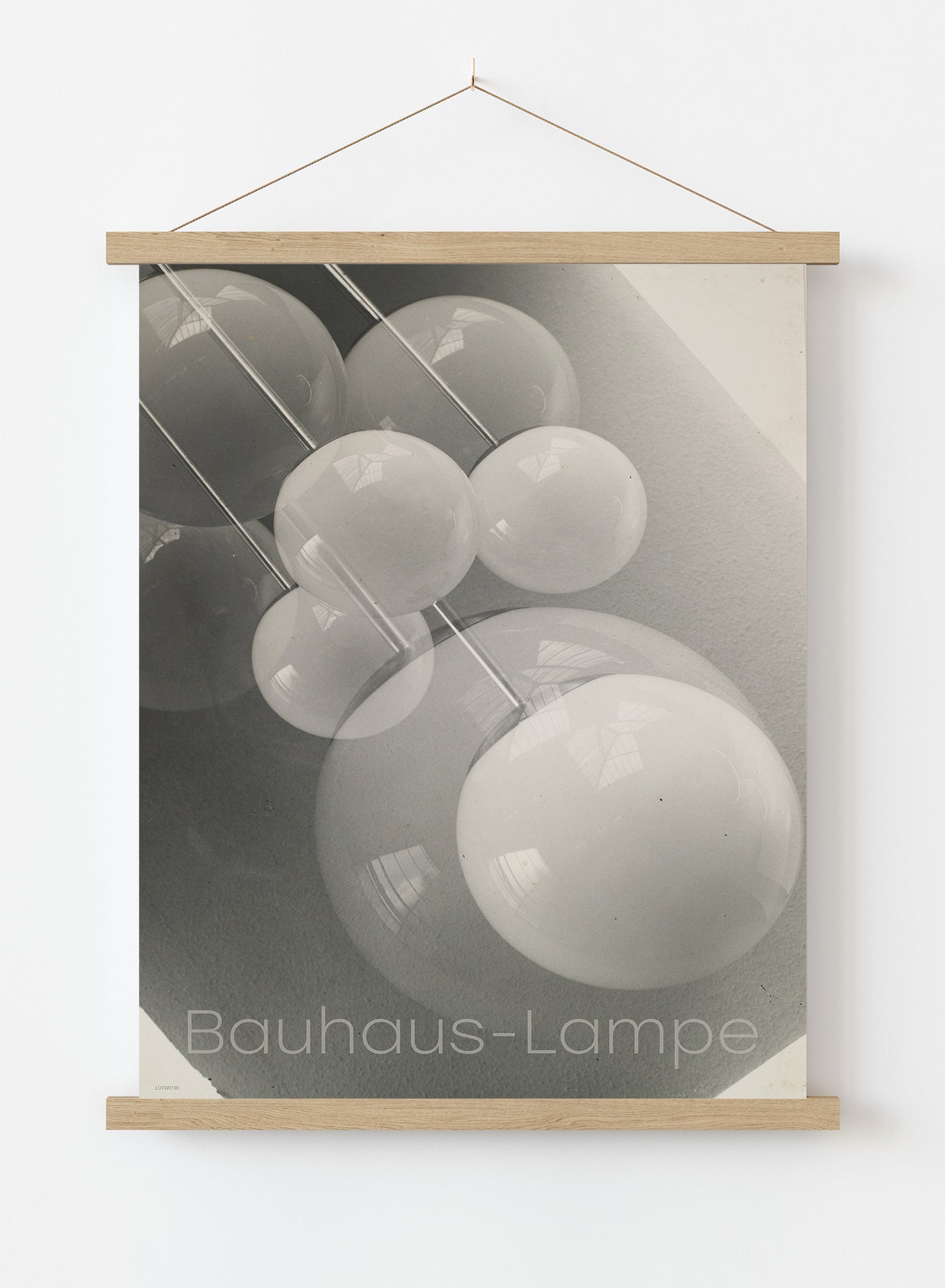 Bauhaus Lampe Poster Bauhaus Wall Art Print 50x70cm Poster Hanger