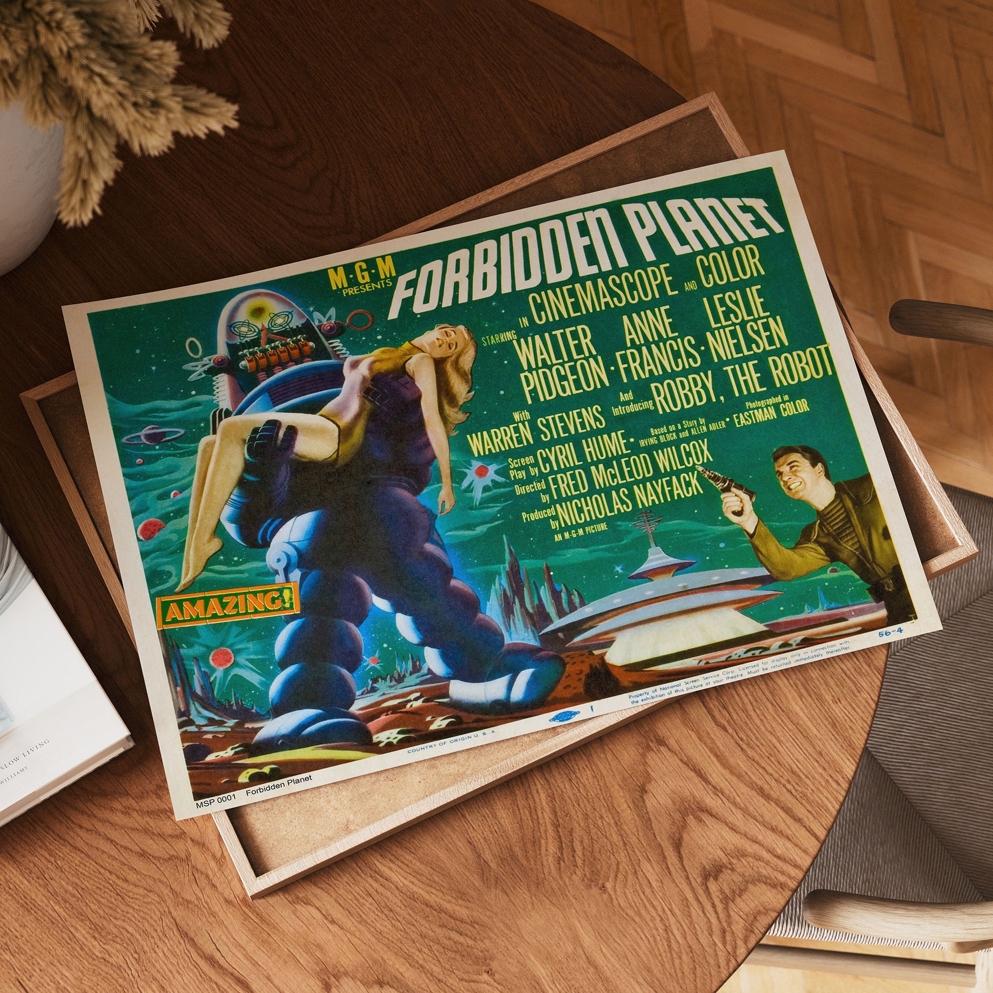 Forbidden Planet Movie Poster Art Print 40x30cm