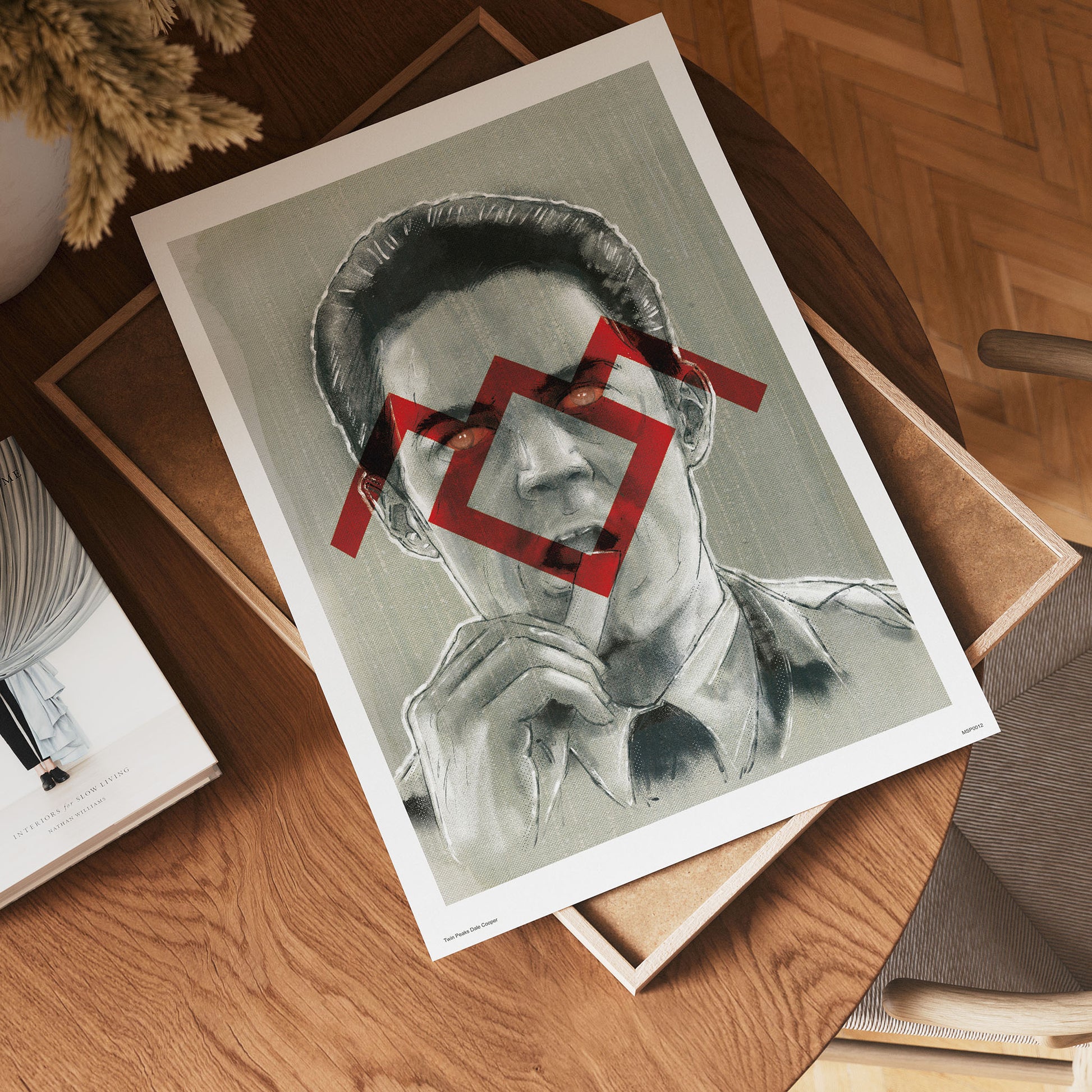 Twin Peaks Dale Cooper Art Print Poster 30x40cm